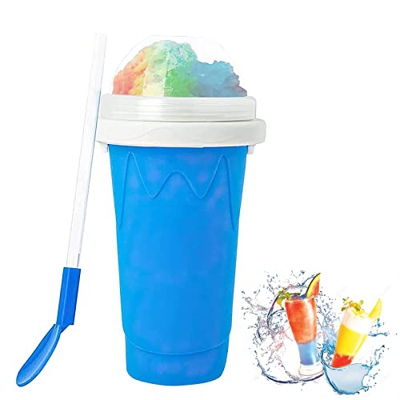 Vaso para hacer granizados, Magic Quick Frozen, taza de enfriamiento de doble capa, para hacer granizados caseros, para niños y familia