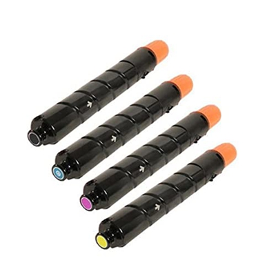 LLAK Cartucho de tóner Compatible para Canon GPR-53 NPG-67 EXV49 IR 一 ADVC3320 3320L 3325 3330 3020 3525 3530 Impresoras (Negro, Cian, Amarillo, Magen