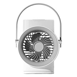Enfriador De Aire De Aromaterapia Portátil, Aire Acondicionado Portátil Recargable, Ventilador Enfriado Por Agua Con 3 Velocidades Oscilantes De 120 ° características
