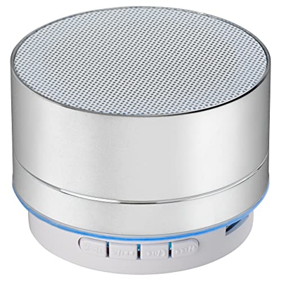 HAYDENT Minialtavoz Bluetooth portátil, inalámbrico con Radio FM integrada - Altavoces inalámbricos portátiles con conexión Bluetooth, batería de 500m