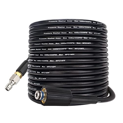 Manguera de repuesto para hidrolimpiadora 10 m * 160 bar, compatible con limpiadoras de alta presión Lavor Super Wash 160