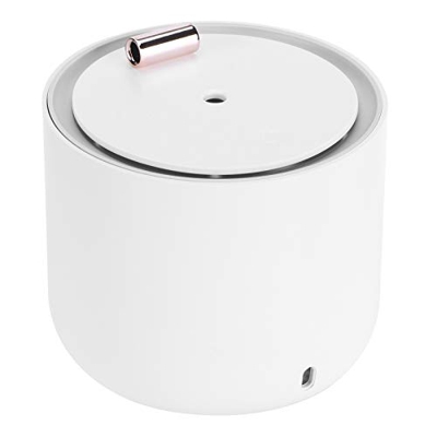 GUOG Mini Dispositivo de Humidificación de 350 Ml con Luz Nocturna Humidificador de Carga USB Apagado Automático por Escasez de Agua