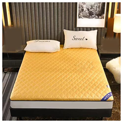 ZCYX Colchón japonés, Colchón de futón Colchón de Piso Plegable para habitación de Invitados Colchón de Cama de Color sólido apresurado Dormitorio de  características
