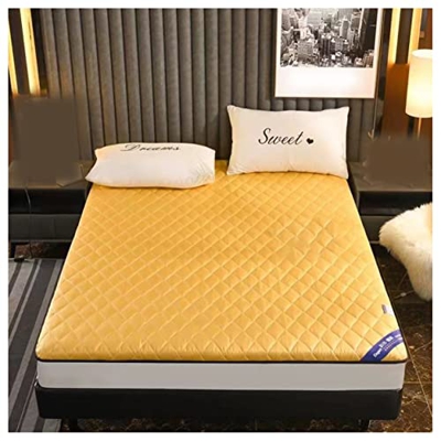 ZCYX Colchón japonés, Colchón de futón Colchón de Piso Plegable para habitación de Invitados Colchón de Cama de Color sólido apresurado Dormitorio de 