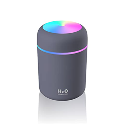 Humidificador - Mini Humidificador con Alimentación USB e inalámbrico - Difusor de aromas con función aromaterapia, silencioso - Función luz de noctur en oferta