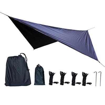 Rayblow Tecnología De Supervivencia Urbana Lona, ​​Vela De Vela Al Aire Libre Ligera Y Robusta, 3.9 X 2.9 M, con Accesorios (Beach Sun Sail UV Protect