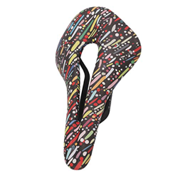 SANON Asiento de Cuero para Bicicleta, Asiento de Doble Pista, Tubo de sillín Suave, cojín de Asiento Hueco para Bicicleta de montaña para Ciclismo(Ne precio