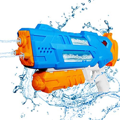 Auney Pistola de Agua de Juguete para Niños, Pistolas de Agua Transparentes Squirt Gun Playa Piscina Juguetes Acuáticos
