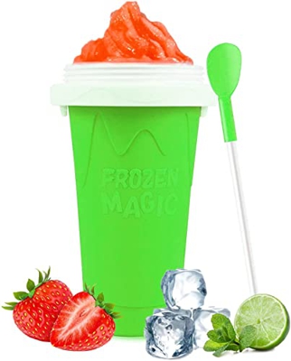 UIHECTA Vaso para Hacer Granizados Taza Mágica De Batidos Congelados Rápidos TIK TOK Taza De Enfriamiento Doble Capa Máquina para Hacer Helados De Bat