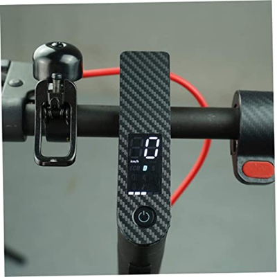 SunaOmni Scooter Screen Film Accelerator Sticker Fiber de Fibra de Carbono Película Protectora Compatible con Xiaomi M365 Pro Electric Scooter Accesso