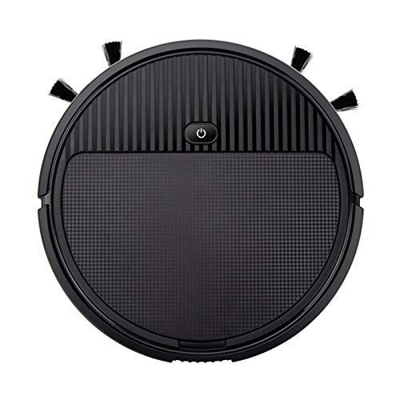 YhCHER Multifuncional Aspirador Inteligente Robot Barrido Mojado Mop Automático 3-en-1 Recarga Seco Aspirador de Barrido Mojado Negro