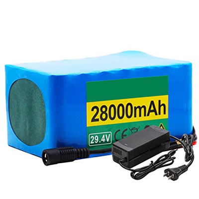 FREEDOH Batteria per Bici Elettrica Da 29,4V 28Ah 7S6P Batteria Agli Ioni Di Litio per Biciclette Elettriche Da 24V 28000mAh Pacco Batteria Personaliz