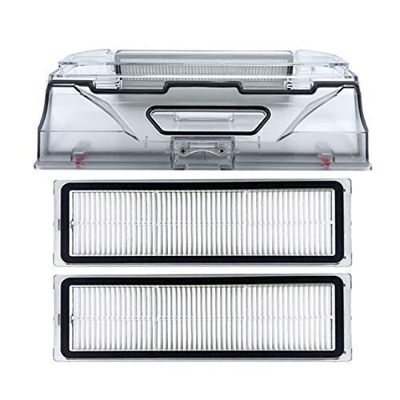 YhCHER Caja de polvo FilterCleaning Herramienta para Mijia 1C STYTJ01ZHM Robot Partes de Aspirador Accesorios
