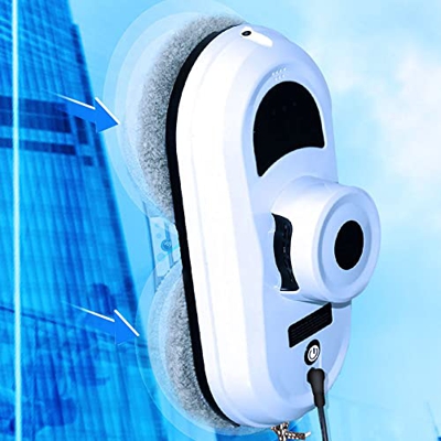 Robot De Limpieza De Vidrio para El Hogar, Aspirador De Ventana con Bajo Nivel De Ruido, Robótico Inteligente De Limpieza De Vidrio para Ventanas Inte