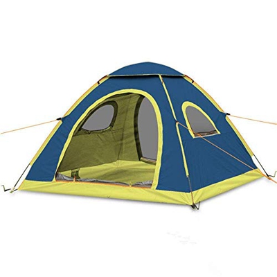 QHYXT Carpa Familiar Carpa al Aire Libre Camping Ajuste hidráulico 3-4 Personas Carpa Impermeable Liviana Deportes Familiares Montañismo Senderismo Vi