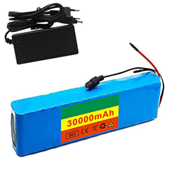 Batería de Bicicleta eléctrica, Paquete de batería de Litio 10S3P, Paquete de batería de Scooter Ebike de 36v 30ah con Cargador, Adecuado para 250W, 5 precio