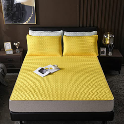HCZS Estera de enfriamiento de Cubierta de Seda de Hielo de Verano Plegable Plegable, con artefacto de enfriamiento de Verano de Funda de Almohada, G- en oferta