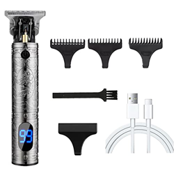 Cortapelos Hombre Profesional,Cortadora de Pelo, Eléctrica Maquina de Afeitar LED Pantalla Máquina Cortar Pelo Inalámbrico Carga USB，Inalámbrica Corta precio