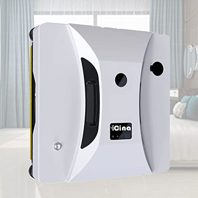 Limpiador De Vidrios Eléctrico con Control Remoto, Cobertura De Limpieza De Robot De Ventana De Succión Al Vacío De hasta El 98%, Limpiador Magnético 