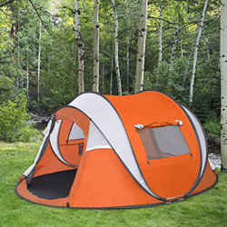 Honganrunli Tienda de campaña automática para 4 personas, tienda instantánea, tienda de cúpula para 4 estaciones, resistente al agua y al viento, con  en oferta