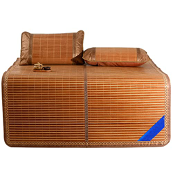 HCZS Almohadilla de Dormir refrescante de Verano, Cama con colchoneta de bambú, colchón de enfriamiento con colchoneta de bambú, Suave? Colchoneta con características
