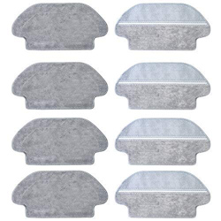 YhCHER Robot Aspirador 4 Agua húmeda+4 Seco y húmedo Separación Limpiador trapo de limpieza de paño para Mijia STYJ02YM Partes de aspirador robótico R características