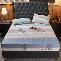 HCZS Cubierta de Seda de Hielo de Verano, Estera de enfriamiento, con Funda de Almohada Plegable, Almohadilla de Gel para colchón de enfriamiento, Cub en oferta