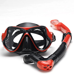 KEYOZA Máscara De Esnórquel Seco para Adultos Y Jóvenes Traje De Esnórquel Profesional Gafas Panorámicas Antivaho De 180 ° Máscara De Buceo Esnórquel  características