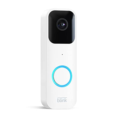 Te presentamos el Blink Video Doorbell | Audio bidireccional, vídeo HD, con notificaciones de movimiento y timbre, fácil de configurar, con Alexa inte