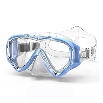 KEYOZA Máscara De Esnórquel con Gafas De Buceo De Vidrio Templado Antivaho Equipo De Buceo Portátil Adecuado para Que Los Niños Naden Buceo Libre Snor