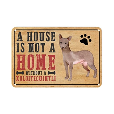 Vizsla - Letrero de metal para perro, diseño de razas de perro, diseño rústico para pared, decoración de granja, sala de estar, cocina, porche, garaje