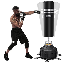 Dripex Saco de Boxeo de Pie para Adultos, 178cm Fitness Boxeo Saco de Arena, Base ABS con Fuertes Ventosas, Resortes Amortiguador, Rellenable de Arena precio