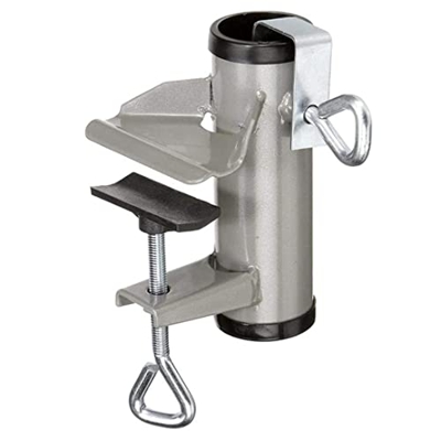 IzzDynno Patio Umbrella Mount Heavy Duty Umbrella Holder Adjustable Parasol Table Fixed Clamp