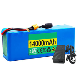 FREEDOH Batería Iones Litio para Bicicleta Eléctrica De 48V 14Ah 13S5P Paquete De Batería Personalizable para Bicicletas Eléctricas con Cargador para  precio