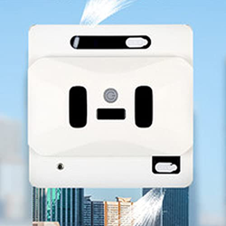 Genérico Robot Limpiador De Ventanas 3 Tipos De Rutas Inteligentes Que Imitan La Limpieza Manual, Rociador De Agua Automático, Salida De Voz, Control  en oferta