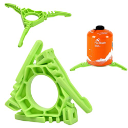 Soporte Plegable para Botellas de Gas al Aire Libre, Soporte de Recipiente de Combustible Plegable, Mini trípode Estante estabilizador de Tanque de Ga características