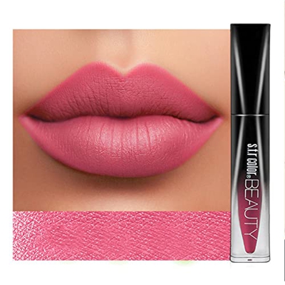 Maquillaje lápiz labial mate labio aterciopelado lápiz labial líquido resistente al agua de larga duración duradero brillo de labios desnudo belleza c