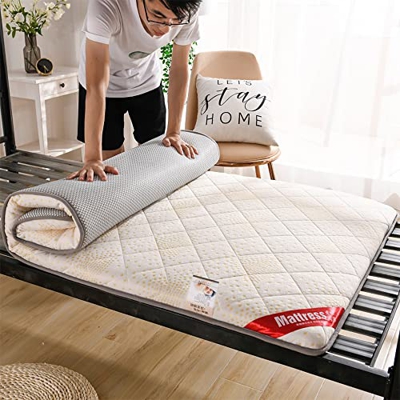 KKCD Colchón De Futón Japonés para Niños,Colchón De Dormitorio Antideslizante,Tapete De Piso Tatami Plegable,Almohadilla Dormir Japonesa,Colchón Portá