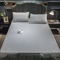 HCZS Estera de enfriamiento de Cubierta de Seda de Hielo de Verano Plegable Plegable, emulsión con Funda de Almohada Artefacto de enfriamiento de Vera precio
