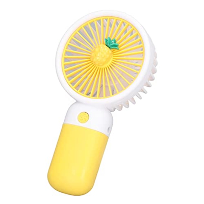 Ventilador de mano, viento fuerte Mini ventilador de mano recargable USB Mini portátil con cable USB para viajes para la oficina para el hogar