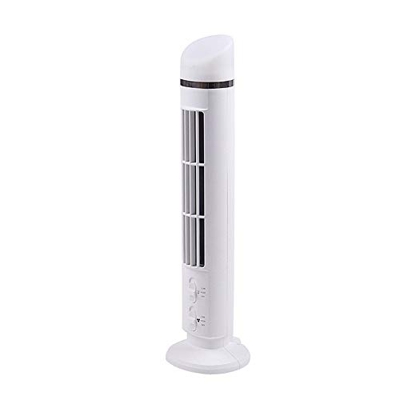 Ventiladores de Torre Enfriadores de Aire de Carga USB para el hogar Ventiladores sin aspas Enfriamiento con luz Nocturna LED Ventilador de Soporte ba