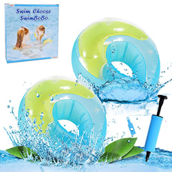 Flotador de Brazos para niños,Manguitos Flotadores Piscina, Manguitos Piscina,Brazaletes hinchables,Anillo de Natación de Brazo,Herramientas de Aprend precio