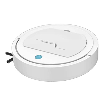 perfk Robot Aspirador 3 en 1, Barrido 1 Llave de Arranque 1200 mAh máquina Multifuncional de Limpieza en seco y húmedo aspiradora robótica para Suelos