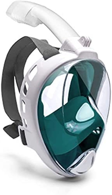 Máscara de esnórquel de cara completa Máscaras de buceo Máscaras de esnórquel de cara completa Vista panorámica Antivaho Antifugas Natación Snorkel Má
