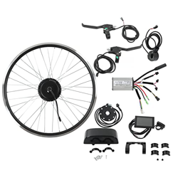 Keenso Kit de Modificación de Batería de Litio para Bicicleta, Kit de Conversión de Bicicleta Eléctrica con Rueda de Motor de 26 Pulgadas de Tracción  precio
