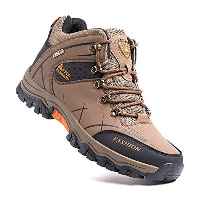 Zapatillas Trekking Hombre Antideslizantes Zapatos de Senderismo Transpirable Botas Montaña Bajas al Aire Libre 4 Marrón 39 EU