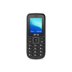 SPC Talk – Teléfono móvil Libre de fácil Uso, Pantalla de 1,8”, Gran batería de 800mAh, Radio FM, Dual SIM, Linterna y cámara Trasera – Color Negro precio