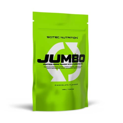 Scitec Nutrition Jumbo Bebida en polvo con carbohidratos, proteína y creatina, L-arginina, betaína, BioPerine®, con aminoácidos añadidos, 1,32 kg, Cho