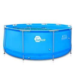 yourGEAR Piscina Familiar Ø 366 x 122 cm Piscina con Marco de Acero Piscina Jardín XL Pool precio