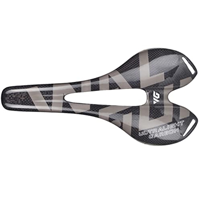 KBBKIC Saddle De Bicicleta, Bicicleta De Montaña Silla De Carbono Completo Ultraligero En Bicicleta De Carretera Ergonómica Ergonómica MTB Asiento Del